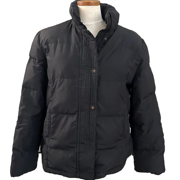 Calvin Klein Duck Down Puffer Jacket XL Black Full Zip Outdoor Gorpcore Warm - Picture 1 of 11
